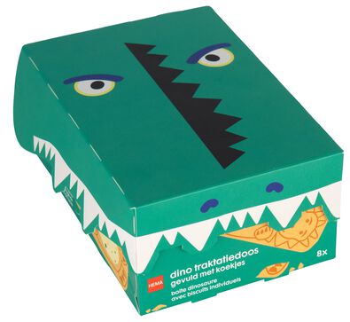Dino-Schachtel zum Austeilen mit 8 Plätzchen - 10200048 - HEMA