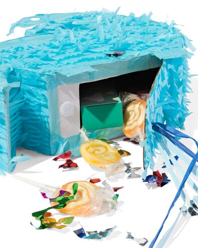 pi&ntilde;ata dino blauw - 14250162 - HEMA