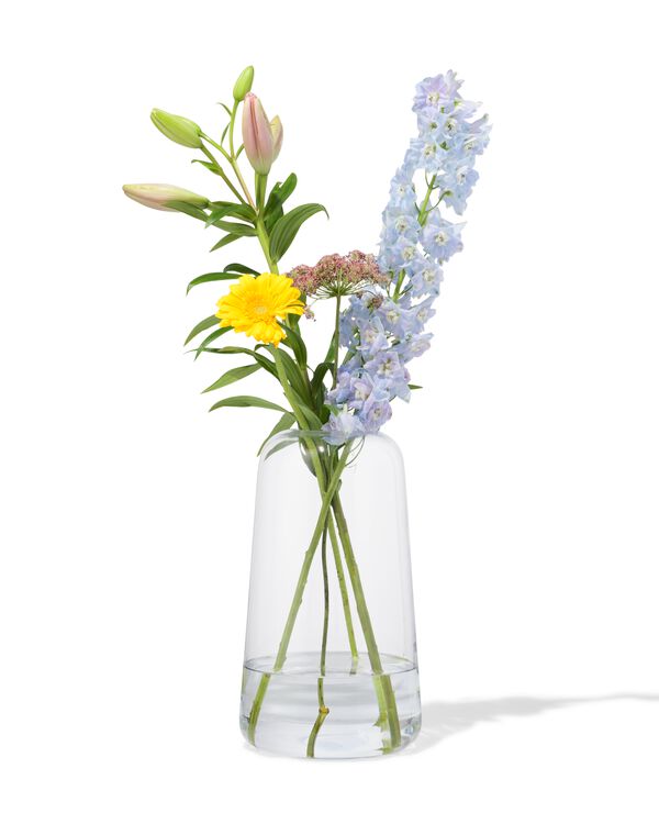 vaas 30cm glas - 13300193 - HEMA