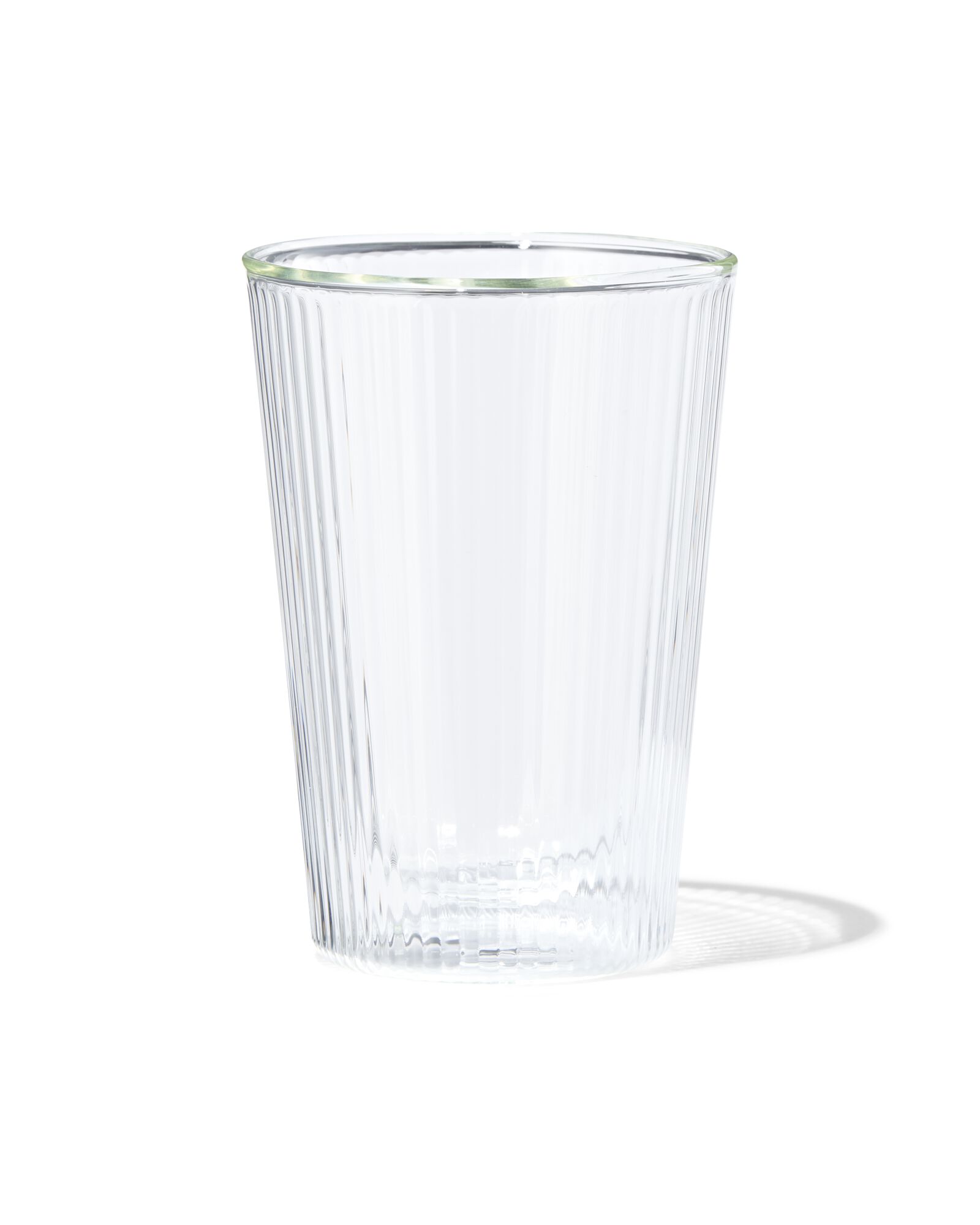 verre &agrave; double paroi ligne relief 350ml - 80660134 - HEMA