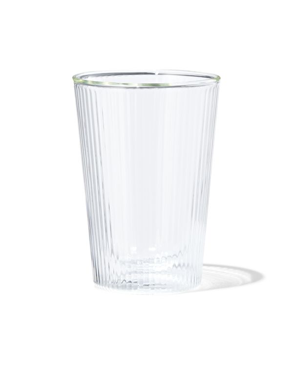 verre &agrave; double paroi ligne relief 350ml - 80660134 - HEMA