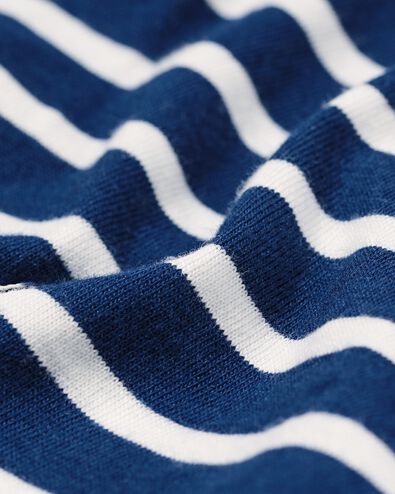 Damen-Kurz-Pyjama aus Jersey mit Streifen dunkelblau dunkelblau - 23401500DARKBLUE - HEMA
