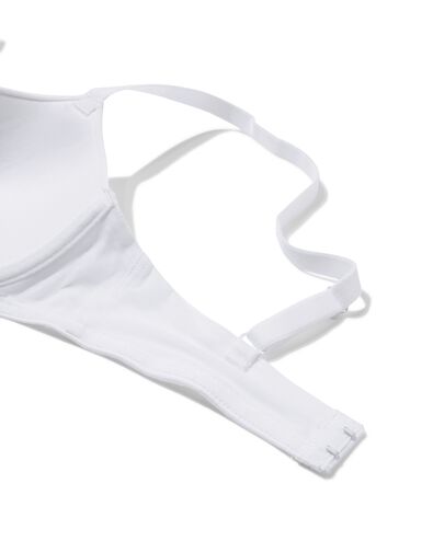 voorgevormde bh met beugel recycled/micro wit - 1000014815 - HEMA