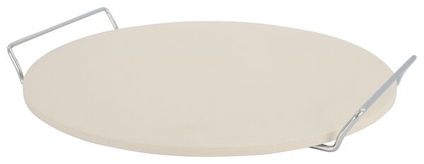 pizzasteen Ø30cm met serveerrek - 41820384 - HEMA