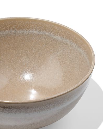 plat &agrave; salade &Oslash;22 cm Monaco &eacute;mail r&eacute;actif brun clair - 9650201 - HEMA