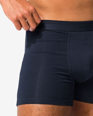 2er-Pack Herren-Boxershorts, lang, Real Lasting dunkelblau - 19144130DARKBLUE - HEMA