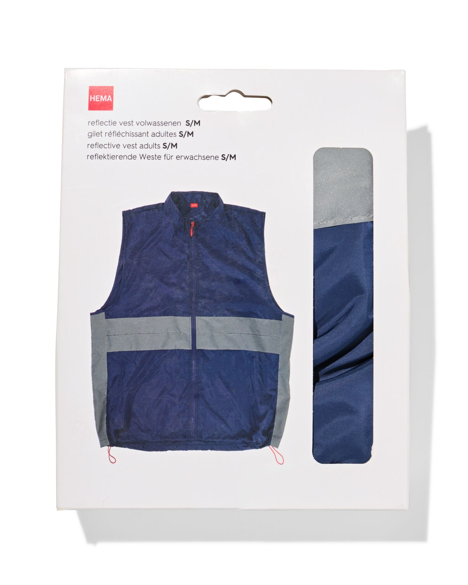 reflecterend veiligheidsvest voor volwassenen maat S-M - 41150097 - HEMA