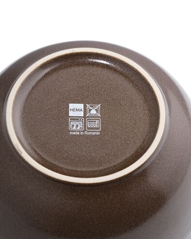 bol &Oslash; 14 cm Puur &eacute;mail r&eacute;actif marron fonc&eacute; - 9650403 - HEMA