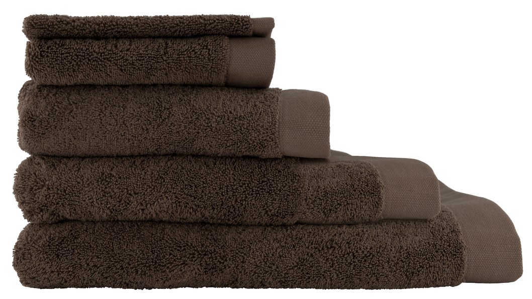 serviettes de bain - hôtel extra doux taupe taupe - 1000029021 - HEMA