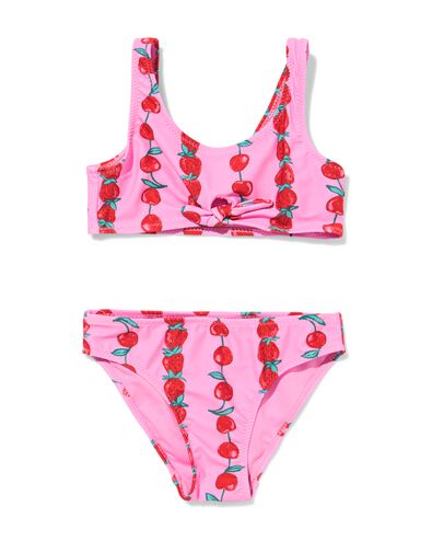 Kinderbikini mit Frucht rosa rosa - 22260430PINK - HEMA