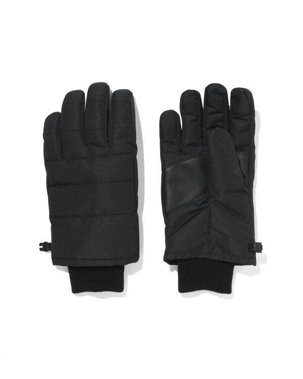 gants pour hommes avec pointe tactile noir noir - 16500040BLACK - HEMA