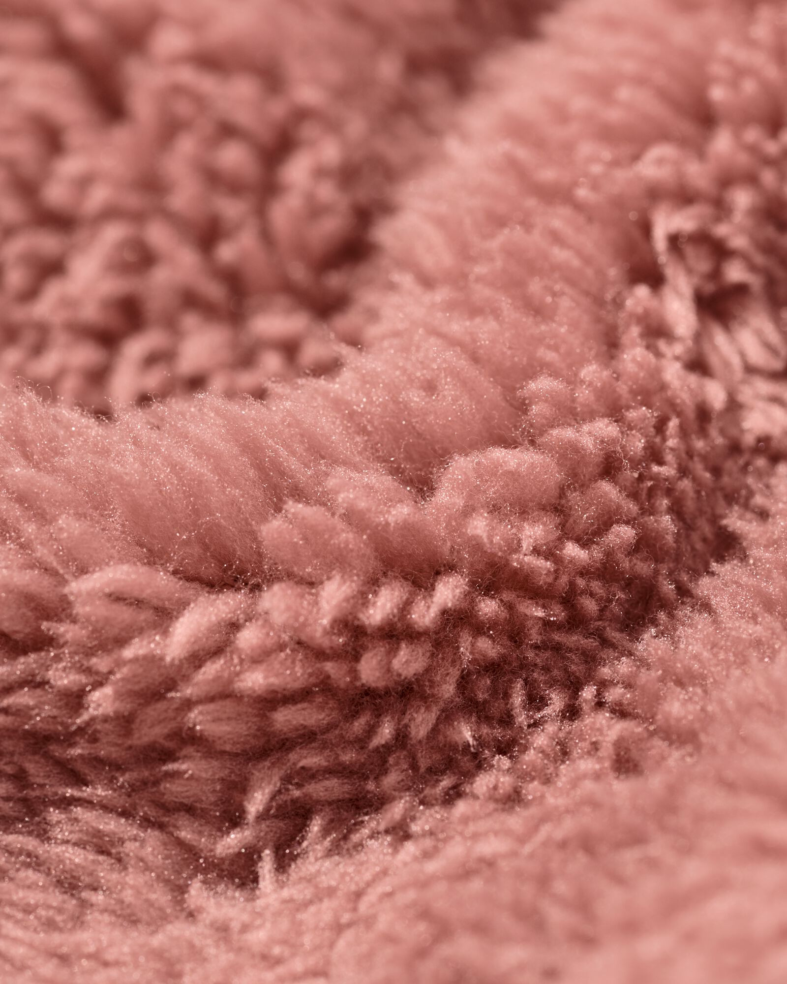 Damen-Loungetop aus Teddyfleece mittelbraun - 23408060MIDBROWN - HEMA