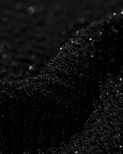 damesbroek Erin glitter zwart zwart - 36205660BLACK - HEMA