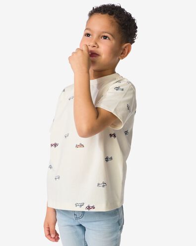 t-shirt enfant skateboard blanc blanc - 30713207WHITE - HEMA