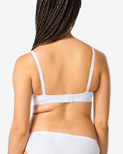 soutien-gorge pr&eacute;form&eacute; sans armatures recycl&eacute;/micro blanc - 1000014814 - HEMA