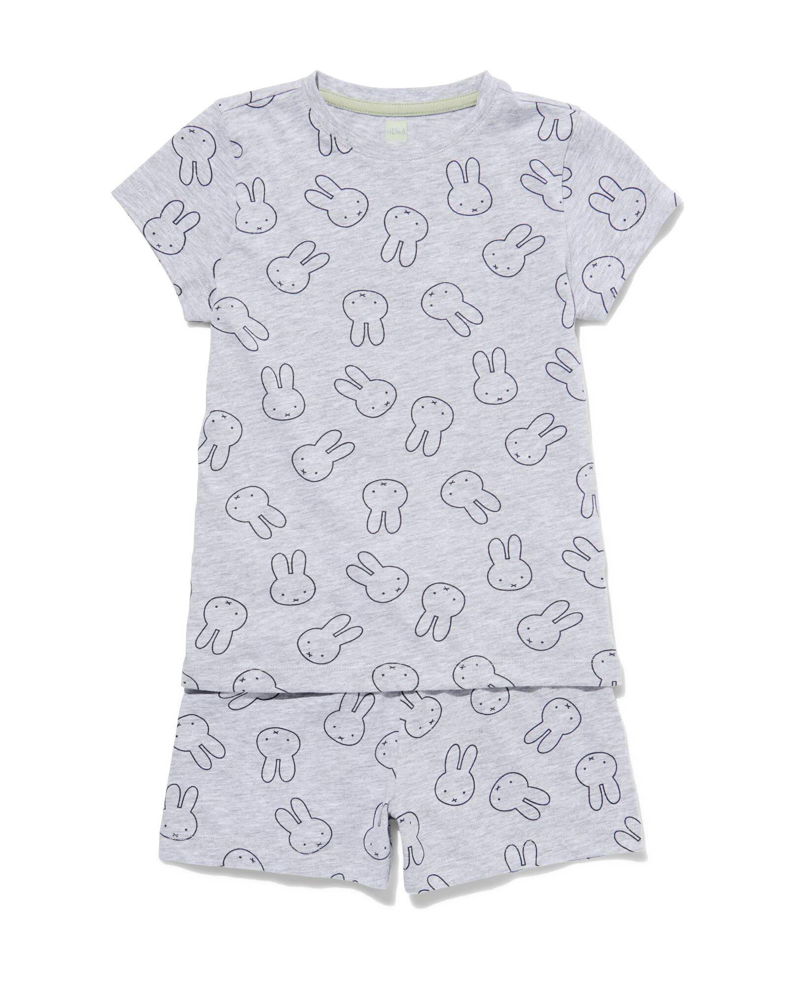 pyjacourt enfant Miffy coton gris chin&eacute; - 1000031250 - HEMA