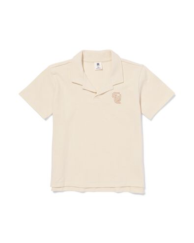polo enfant &eacute;cru &eacute;cru - 30714117ECRU - HEMA
