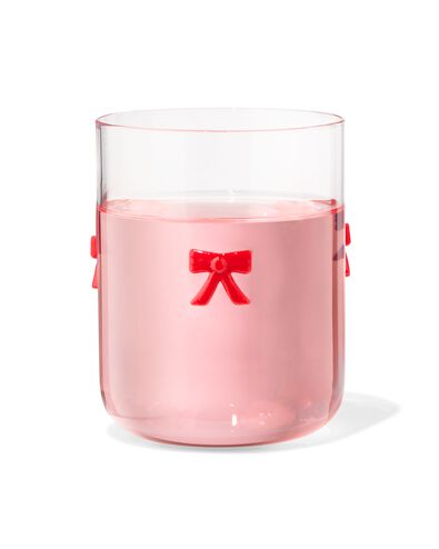 waterglas 380ml met figuurtje strik - 25600089 - HEMA