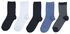 5 paires de chaussettes femme bleu bleu - 1000020039 - HEMA