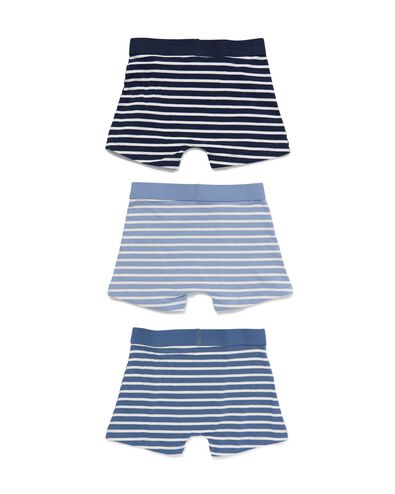 3er-Pack Kinder-Boxershorts, Baumwolle/Elasthan blau blau - 19201930BLUE - HEMA