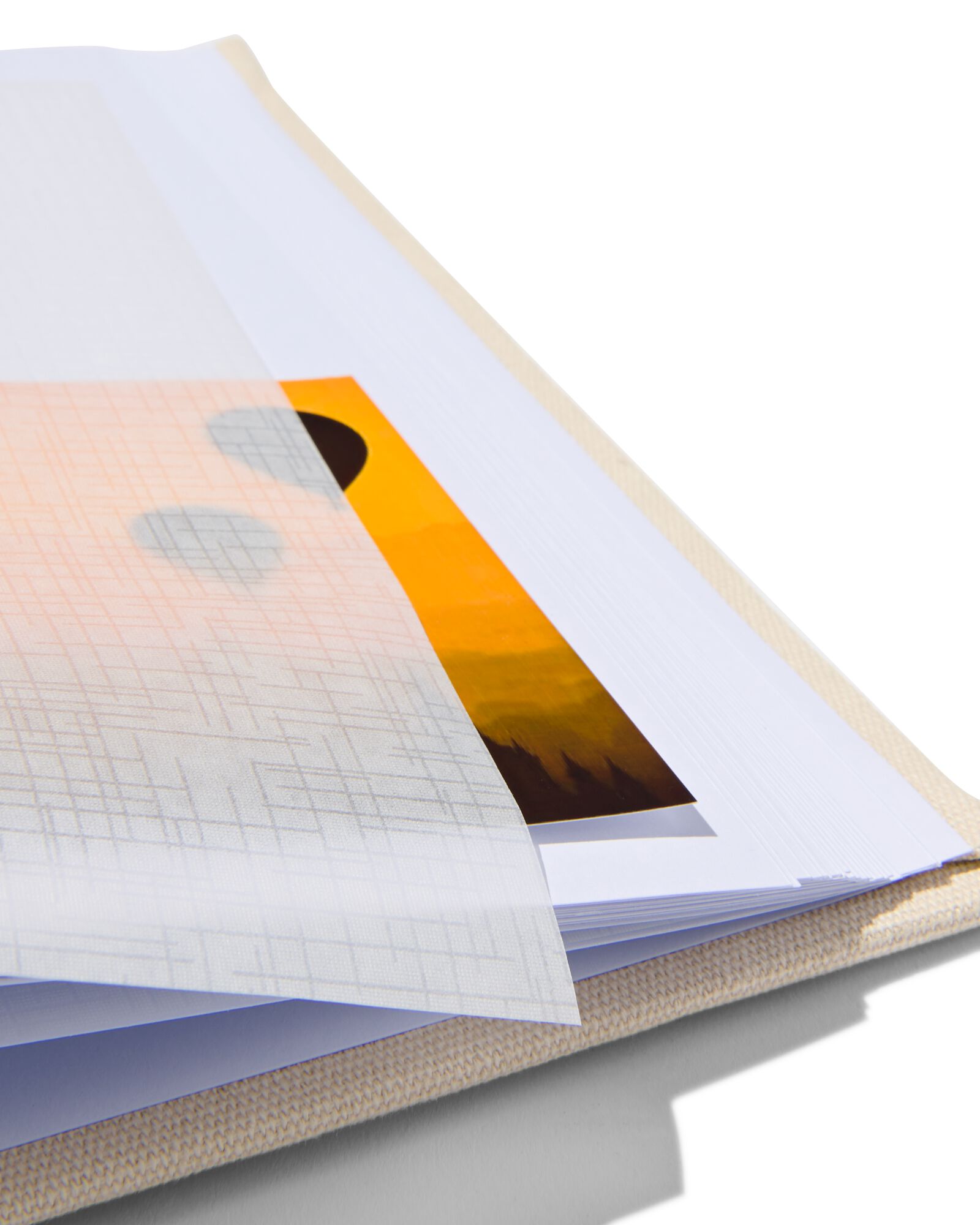 fotoboek 25x21.5 linnen ecru - 14650236 - HEMA