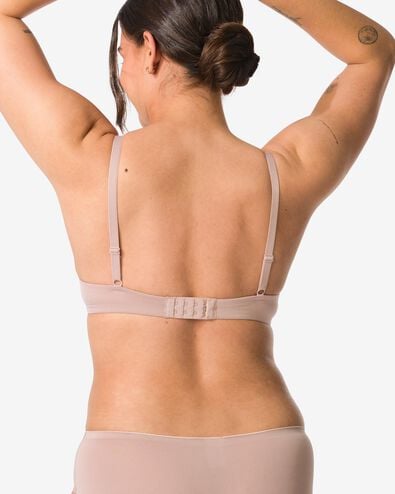 voorgevormde bh met beugel recycled/micro beige - 1000014813 - HEMA