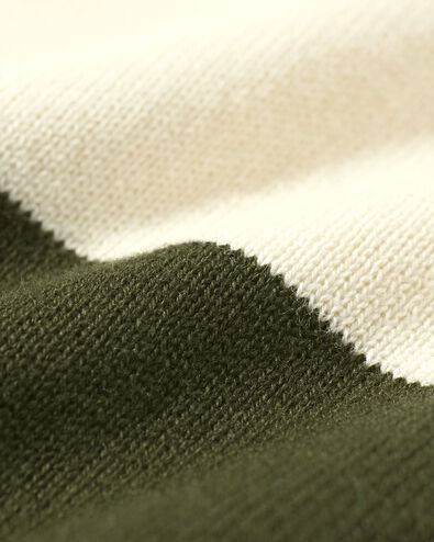 Kinderpullover, Feinstrick mit Streifen dunkelgr&uuml;n dunkelgr&uuml;n - 30710703DARKGREEN - HEMA