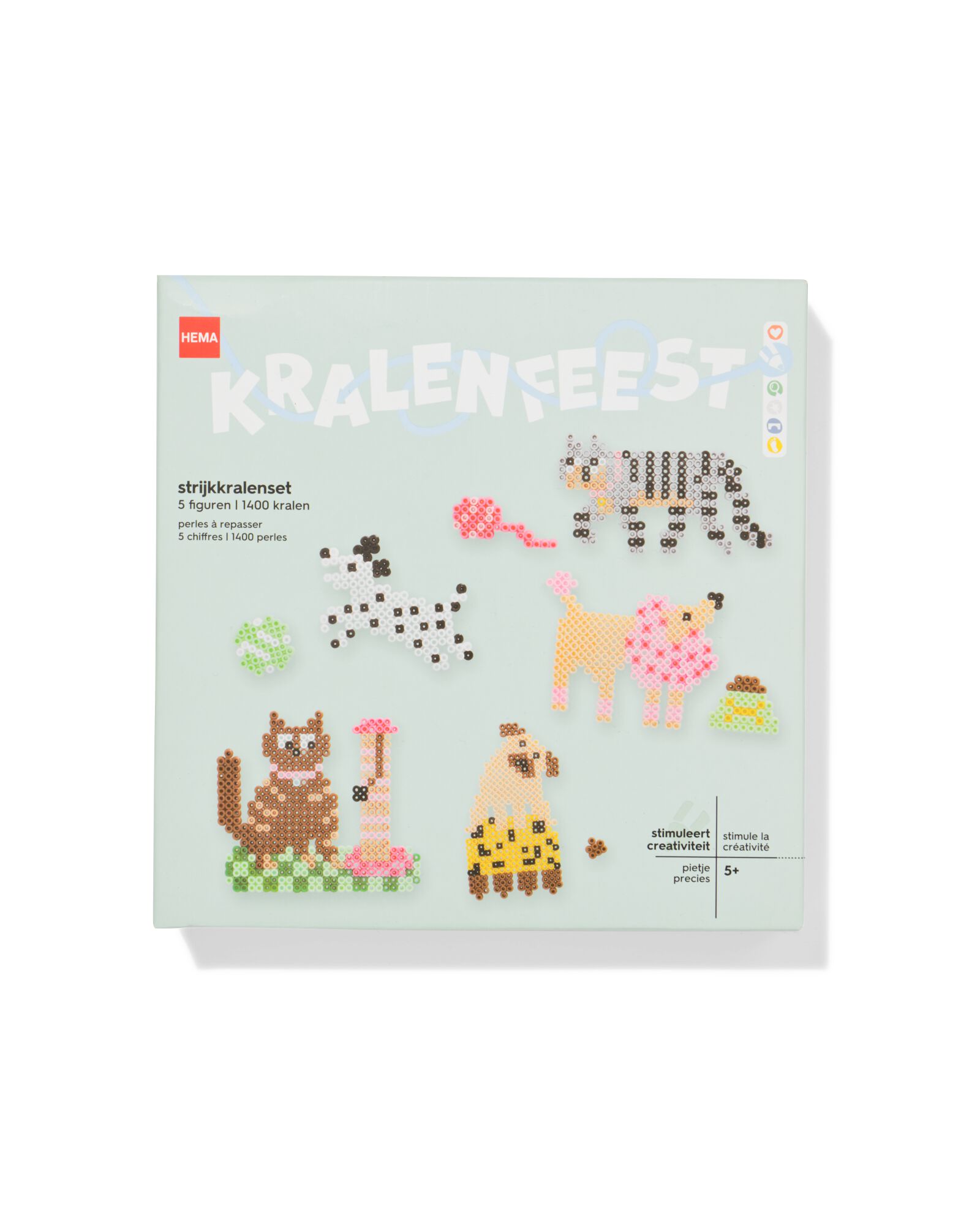 strijkkralenset huisdieren - 15900523 - HEMA