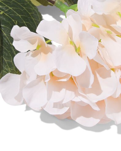 fleur artificielle hortensia 55cm blanc - 41300108 - HEMA