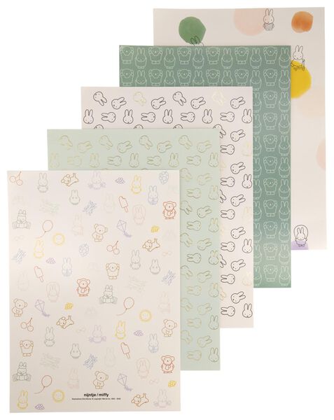 25 feuilles de papier à dessin A4 Miffy - 60410035 - HEMA