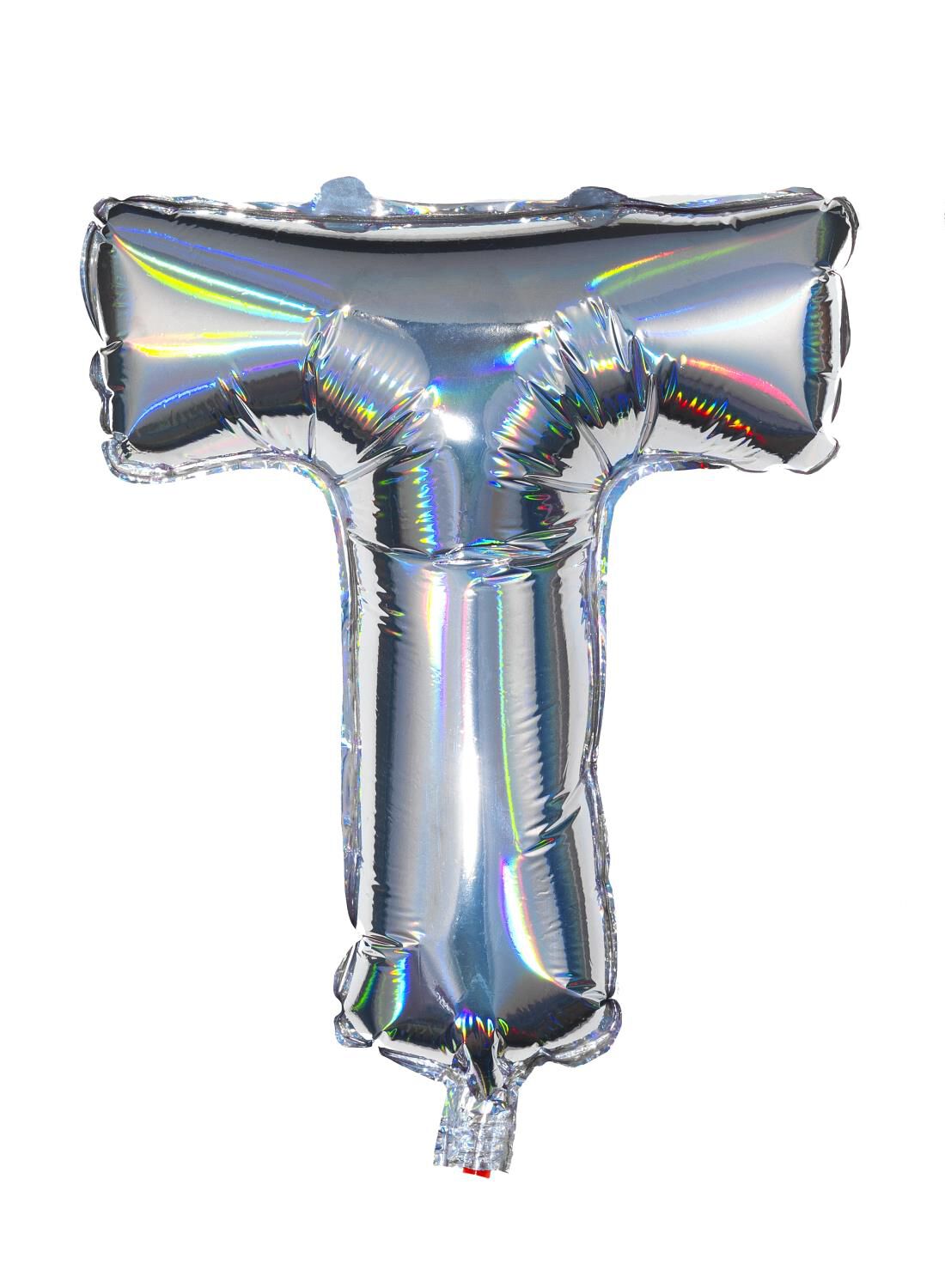 ballon alu lettre T - 1000016366 - HEMA