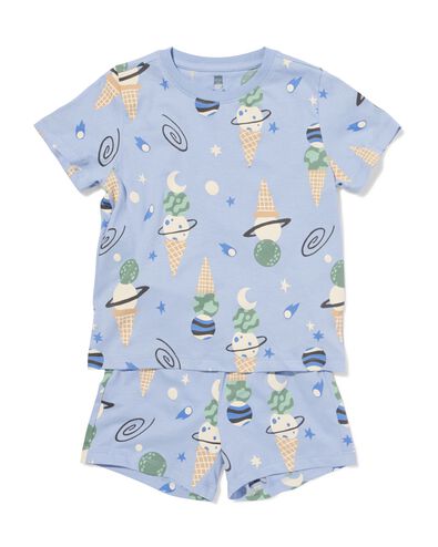 pyjacourt enfant motif glaces bleu clair bleu clair - 23004860LIGHTBLUE - HEMA