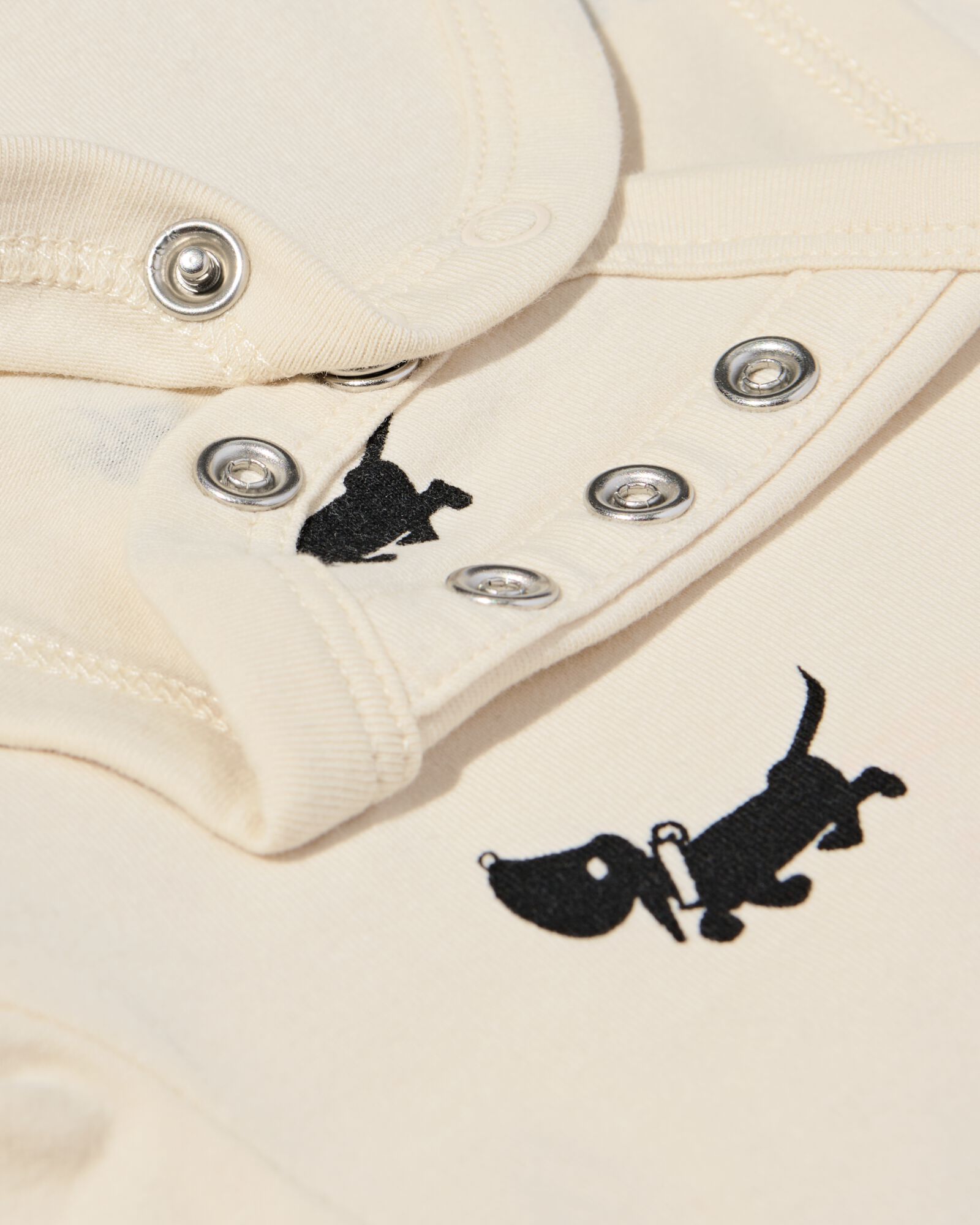 Takkie newborn meegroei overslagromper  &eacute;cru &eacute;cru - 33442320ECRU - HEMA