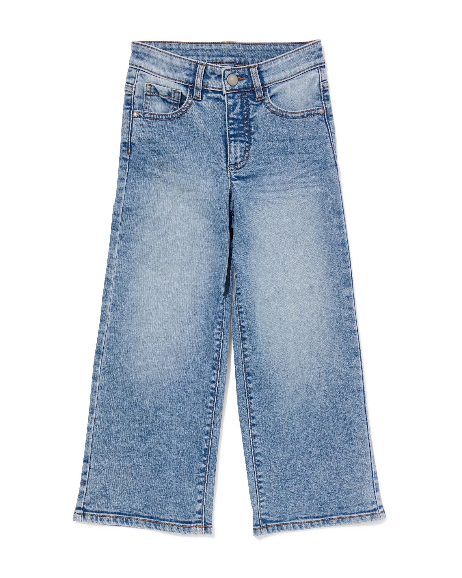kinderjeans wijd lichtblauw lichtblauw - 30838805LIGHTBLUE - HEMA