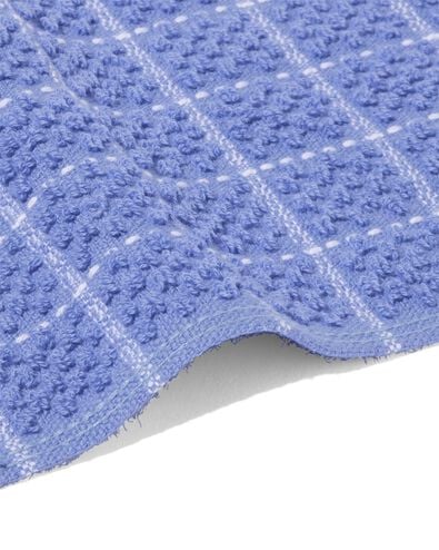 2 lavettes 30x30 coton bleu - 5450052 - HEMA