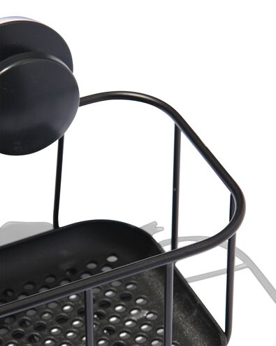 panier pour la douche avec ventouses noir - 80300154 - HEMA