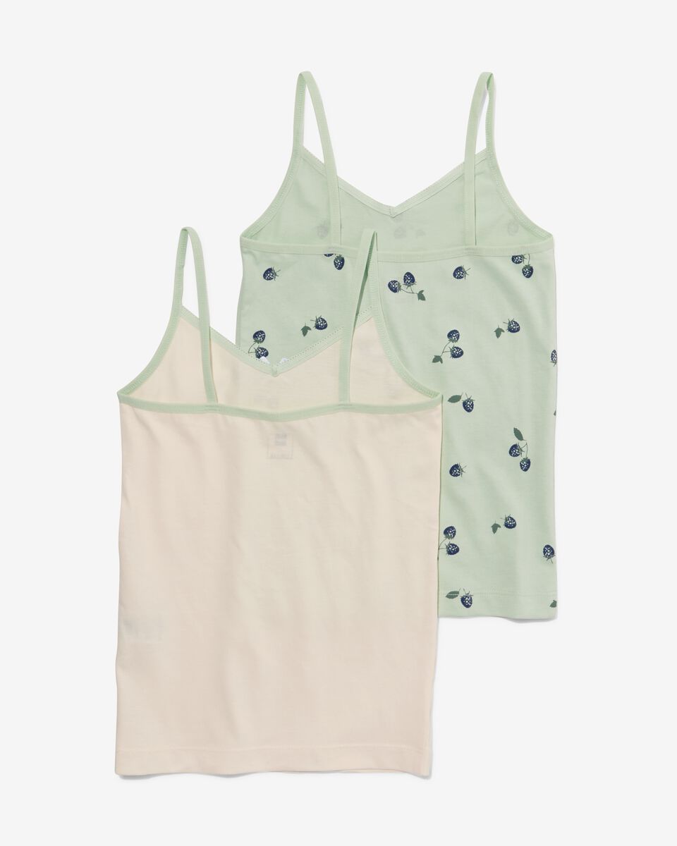 2er-Pack Kinder-Hemden, Baumwolle hellgrün hellgrün - 1000030156 - HEMA