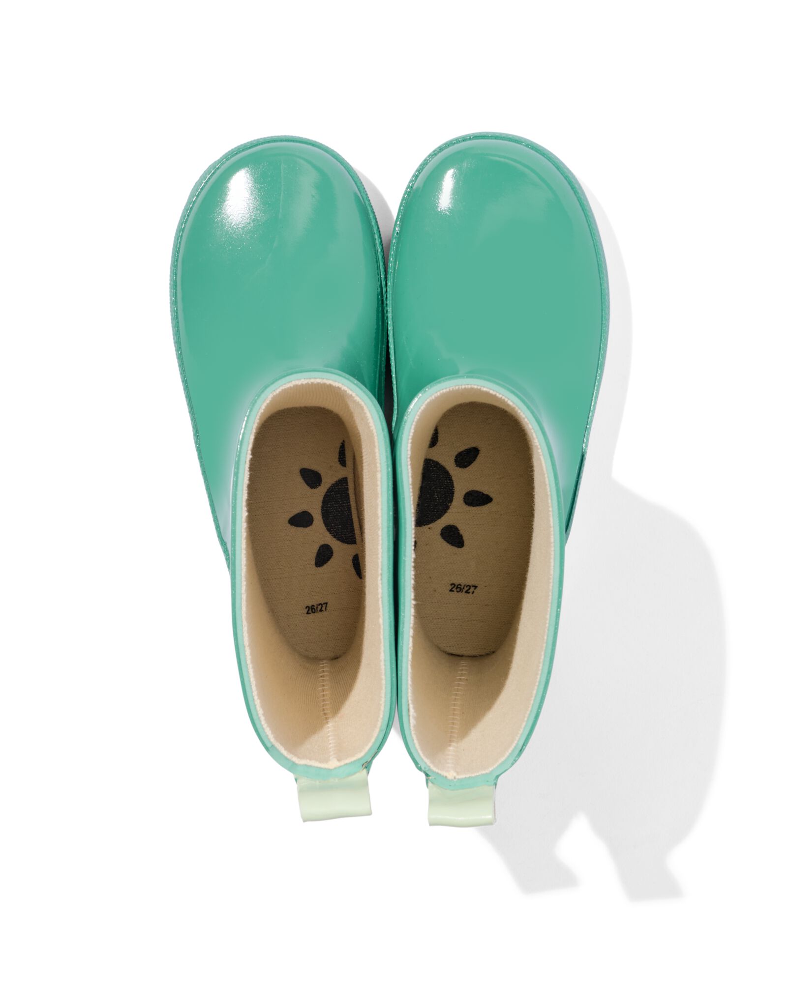 kinder regenlaarzen rubber groen groen - 18440210GREEN - HEMA