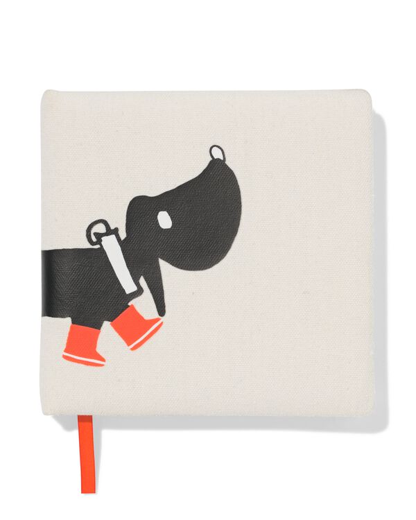 cahier Takkie 15x15cm lign&eacute; toile - 15800161 - HEMA