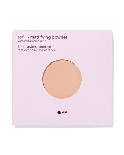 navulling mattifying powder 19 cool beige - 11290412 - HEMA