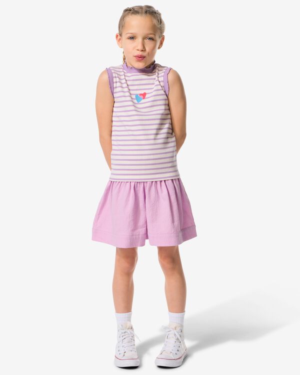 kindershort comfy fit paars paars - 30849707PURPLE - HEMA