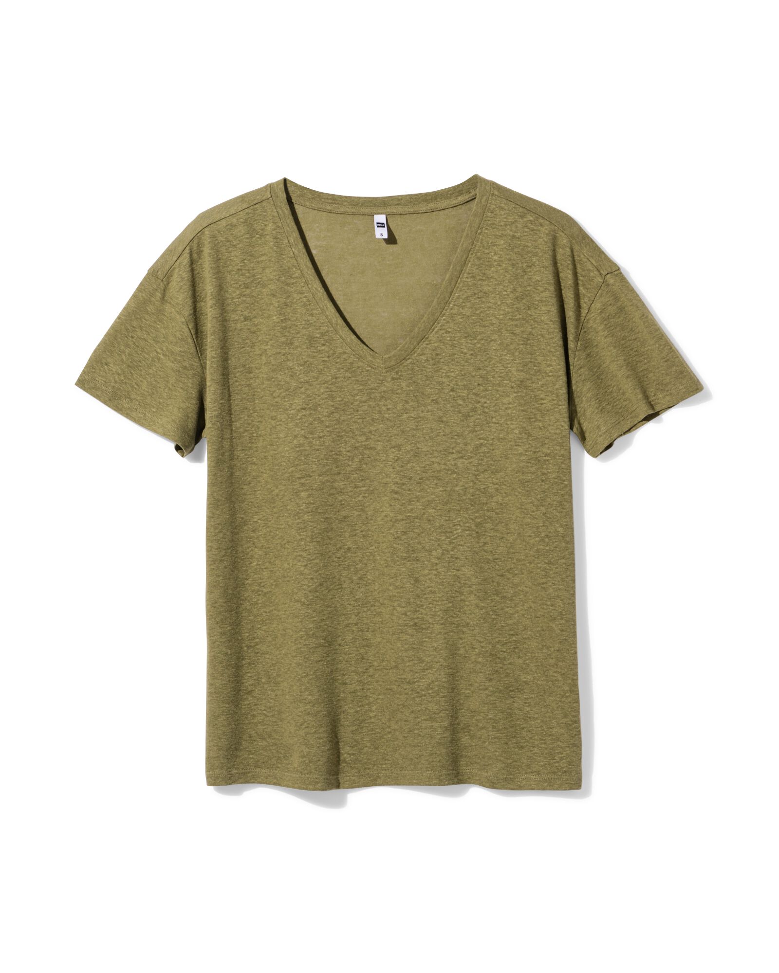 dames T-shirt Evie groen groen - 36209340GREEN - HEMA