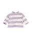 t-shirt bébé rayures non blanchi violet 62 - 33193441 - HEMA