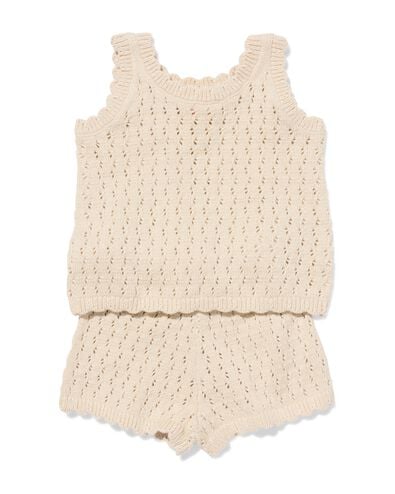 Baby-Bekleidungsset geh&auml;kelt ecru ecru - 33000180ECRU - HEMA