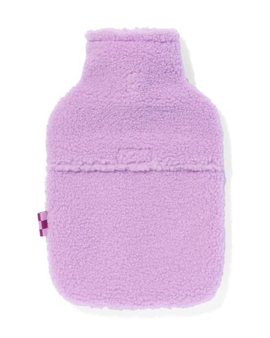 W&auml;rmflasche Teddy lila - 61140504 - HEMA