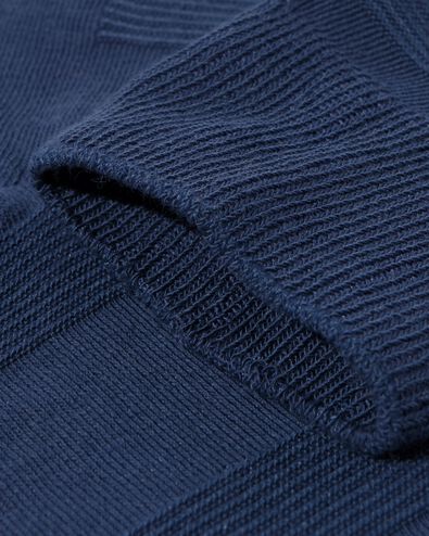 Herrensocken 1 Paar mit 3D-Streifen dunkelblau dunkelblau - 4104785DARKBLUE - HEMA