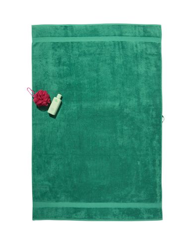 serviettes de bain - qualit&eacute; &eacute;paisse vert moyen serviette 100 x 150 - 5282873 - HEMA