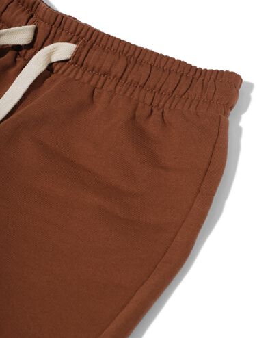 kinderkledingset regular fit sweatstof bruin bruin - 30715819BROWN - HEMA