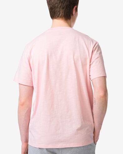 t-shirt homme Jaap textur&eacute; rose p&acirc;le rose p&acirc;le - 2178860LIGHTPINK - HEMA