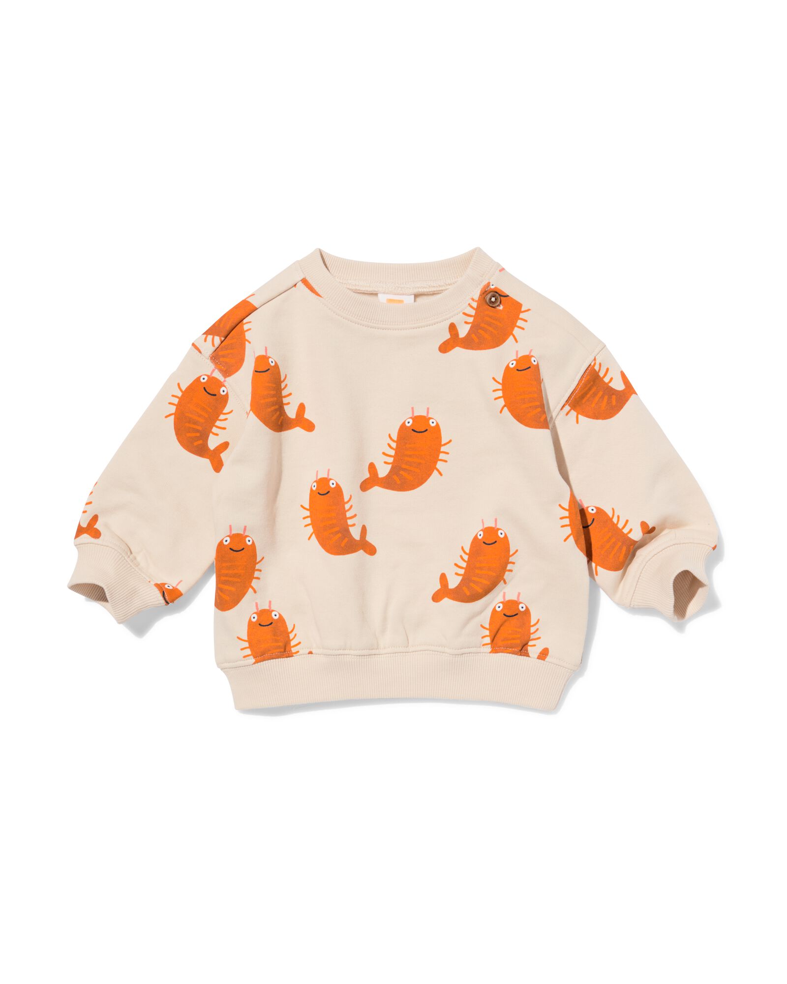 pull b&eacute;b&eacute; crevettes &eacute;cru &eacute;cru - 33183370ECRU - HEMA
